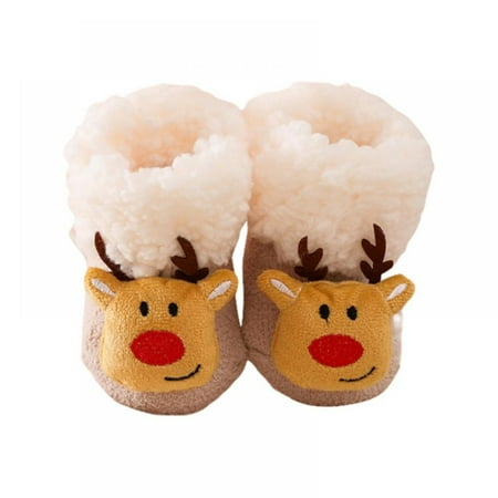 Baby Girls Boys Slipper Socks Soft Warm Fleece Lined Cozy Winter Toddler Kids Child Christmas Home Socks Boots 0-2Y
Baby Girls Boys Slipper Socks Soft Warm Fleece Lined Cozy Winter Toddler Kids Child Christmas Home Socks Boots 0-2Y