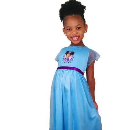 Princess Netta Signature African American Princess Nightgown for Toddler & Girls 
Princess Netta Signature African American Princess Nightgown for Toddler & Girls