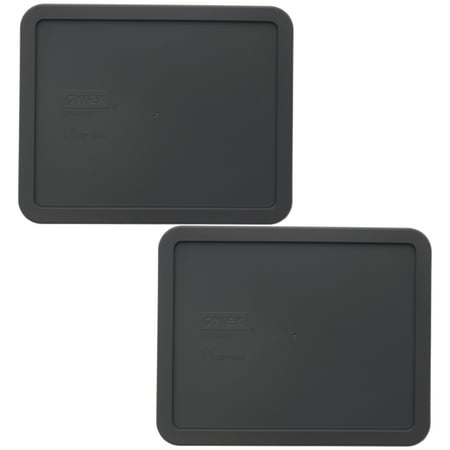 Pyrex 7212-PC Puddle Gray Plastic Replacement Storage Lid (2-Pack)