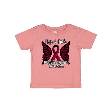 Inktastic Multiple Myeloma Cancer Awareness Hope & Faith with Butterfly Ribbon Gift Baby Boy or Baby Girl T-Shirt
Inktastic Multiple Myeloma Cancer Awareness Hope & Faith with Butterfly Ribbon Gift Baby Boy or Baby Girl T-Shirt