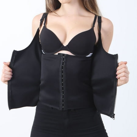 ZXHACSJ Zipper Sweat Sauna Body Shaper Women Slimming Vest Waist Trainer Black/M Black M
ZXHACSJ Zipper Sweat Sauna Body Shaper Women Slimming Vest Waist Trainer Black/M Black M