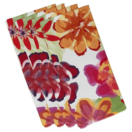 Simply Daisy 19 x 19 Ani Floral Print Napkin (Set of 4)