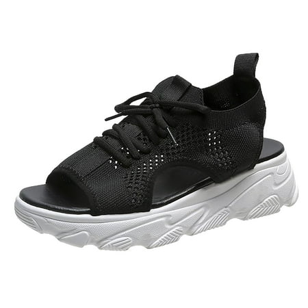 Fsqjgq Size 11 Sandals Women Wide Width Summer Women Sandals Mesh Casual White Thick Soled Lace Up Sandals Open Toe Beach Shoes Beach Wedges Women Summer Black 37
Fsqjgq Size 11 Sandals Women Wide Width Summer Women Sandals Mesh Casual White Thick Soled Lace Up Sandals Open Toe Beach Shoes Beach Wedges Women Summer Black 37