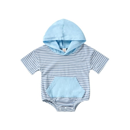 Bagilaanoe Newborn Baby Girl Boy Rompers Striped Print Short Sleeve Hooded Bodysuits 6M 12M 18M 24M Infant Casual One Piece Short Jumpsuit
Bagilaanoe Newborn Baby Girl Boy Rompers Striped Print Short Sleeve Hooded Bodysuits 6M 12M 18M 24M Infant Casual One Piece Short Jumpsuit