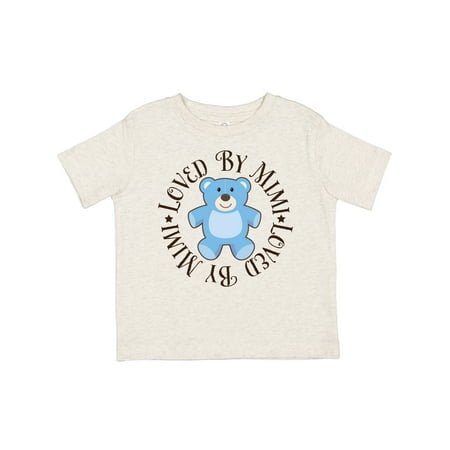 Inktastic Loved by Mimi Baby Boy Bear Gift Toddler Boy Girl T-Shirt
