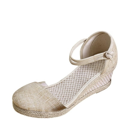 bvgfsahne Fashion Women s Casual Shoes Breathable Slip-on Outdoor Leisure Wedges Sandals
bvgfsahne Fashion Women s Casual Shoes Breathable Slip-on Outdoor Leisure Wedges Sandals