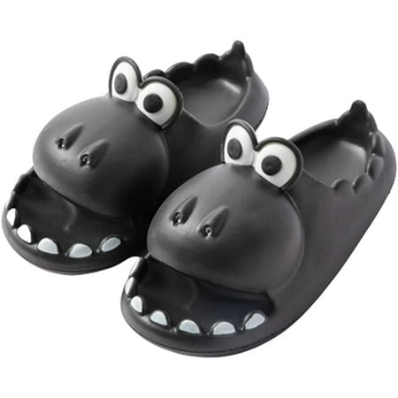 CoCopeaunts Animal Dinosaur Slippers for Women Cartoon Slippers Thick Slippers House Outdoor Slippers