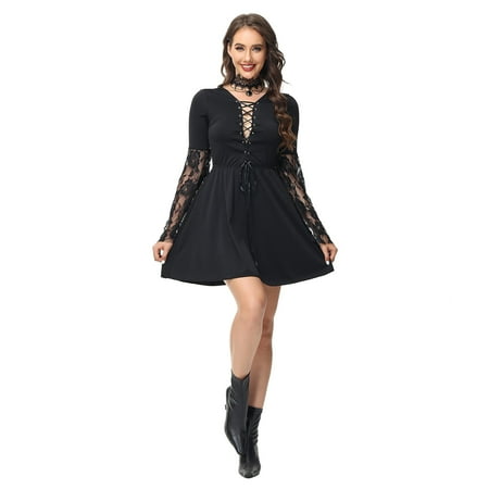TBKOMH Renaissance Corset Dress Gothic Witchy Womens Gown for Everyday Halloween Cosplay Festivals
TBKOMH Renaissance Corset Dress Gothic Witchy Womens Gown for Everyday Halloween Cosplay Festivals