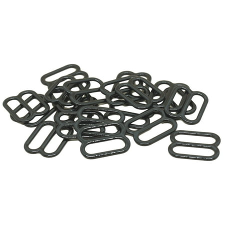 High Quality Wide Black Metal Slides - 5/8 inch or 16mm - DIY Bra Supplies Adjusters Bulk Options - 50 Pairs/100 Pieces
High Quality Wide Black Metal Slides - 5/8 inch or 16mm - DIY Bra Supplies Adjusters Bulk Options - 50 Pairs/100 Pieces
