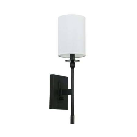 Wall Lights Black Wall Mount Vanity Lamp with White Fabric Shade for Bedroom Bathroom Living Room Corridor
Wall Lights Black Wall Mount Vanity Lamp with White Fabric Shade for Bedroom Bathroom Living Room Corridor