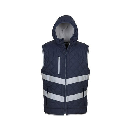 Yoko Mens/Womens Hi Vis Kensington Hooded Gilet