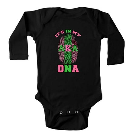 It s in My DNA AKA Infant Boy Girl Long Sleeve Newborn Playsuit Baby Bodysuit C-Black
It s in My DNA AKA Infant Boy Girl Long Sleeve Newborn Playsuit Baby Bodysuit C-Black
