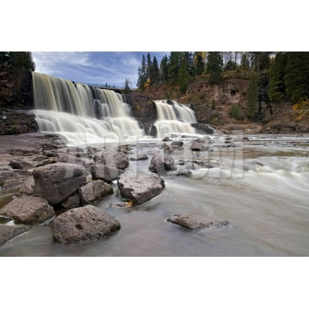 Gooseberry Falls in Spring Time, North Shore, Lake Superior, Minnesota, USA Print Wall Art By PhotoImages