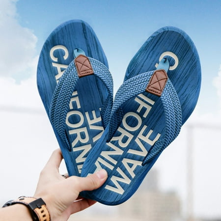 ZTTD Beach Men Slippers Fashion Sandals Breathable Summer Sandal Non Slip Rubber Men Flip Flops Blue
ZTTD Beach Men Slippers Fashion Sandals Breathable Summer Sandal Non Slip Rubber Men Flip Flops Blue