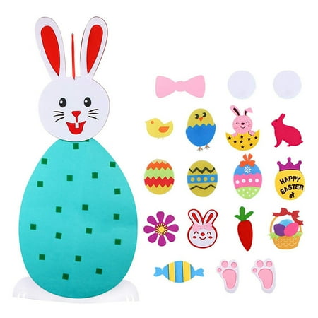 Easter Bunny Decoration Bunny Easter Egg Pendant Wall Hanging DIY Bunny Set Easter Decorations Kids Easter Gifts Home Door Wall Decor
Easter Bunny Decoration Bunny Easter Egg Pendant Wall Hanging DIY Bunny Set Easter Decorations Kids Easter Gifts Home Door Wall Decor