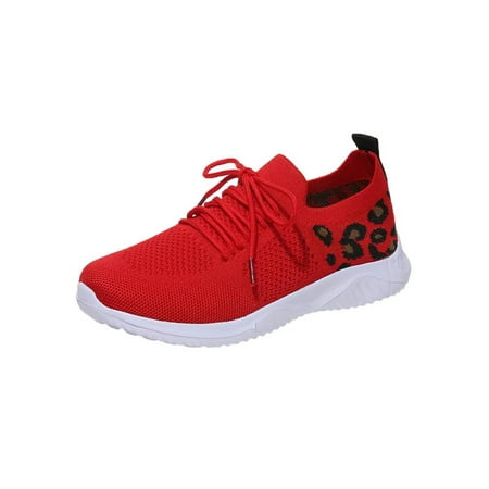 Daeful Womens Athletic Shoes Knit Upper Sport Shoe Slip On Sock Sneakers Running Lace Up Comfort Breathable Trainers Red 7
Daeful Womens Athletic Shoes Knit Upper Sport Shoe Slip On Sock Sneakers Running Lace Up Comfort Breathable Trainers Red 7