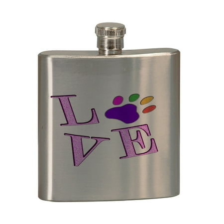 KuzmarK 6 oz. Stainless Steel Pocket Hip Liquor Flask - Puppy Dog Kitty Cat Love
KuzmarK 6 oz. Stainless Steel Pocket Hip Liquor Flask - Puppy Dog Kitty Cat Love