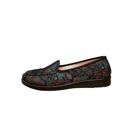 Lacyhop Women Flats Comfort Casual Shoes Floral Loafers Ladies Lightweight Embroidered Shoe Breathable Slip On Pumps Black 4.5
Lacyhop Women Flats Comfort Casual Shoes Floral Loafers Ladies Lightweight Embroidered Shoe Breathable Slip On Pumps Black 4.5