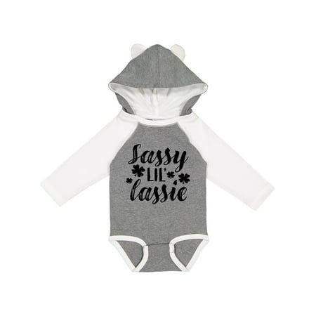 Inktastic Saint Patrick s Day Sassy Lil Lassie with Shamrocks Gift Baby Boy or Baby Girl Long Sleeve Bodysuit
Inktastic Saint Patrick s Day Sassy Lil Lassie with Shamrocks Gift Baby Boy or Baby Girl Long Sleeve Bodysuit