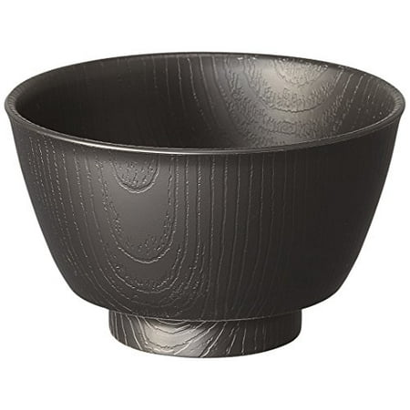 Skater Wood grain easy-to-hold teacup 370ml Black Made in Japan NBLS1