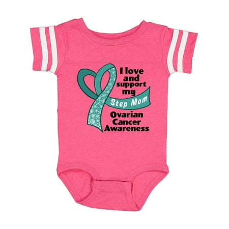 Inktastic Ovarian Cancer Awareness I Love and Support My Step Mom Gift Baby Boy or Baby Girl Bodysuit
Inktastic Ovarian Cancer Awareness I Love and Support My Step Mom Gift Baby Boy or Baby Girl Bodysuit