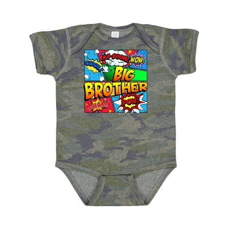 Inktastic Big Brother Comic Book Gift Baby Boy Bodysuit