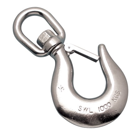 STAINLESS SWIVEL EYE HOOK CAST 4 316 SS