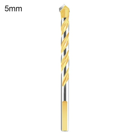 Farfi 5/6/8/10/12mm Multifunctional Triangle Glass Ceramic Tile Drilling Twist Bit (Golden 5mm)
Farfi 5/6/8/10/12mm Multifunctional Triangle Glass Ceramic Tile Drilling Twist Bit (Golden 5mm)