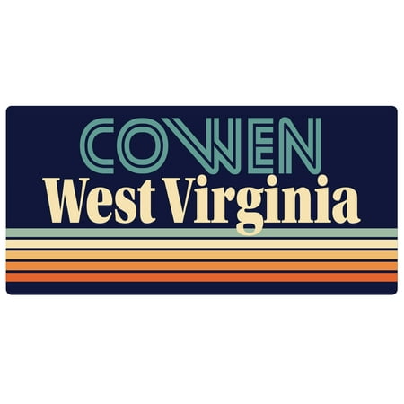 Cowen West Virginia 5 x 2.5-Inch Fridge Magnet Retro Design