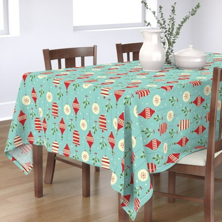 Cotton Sateen Tablecloth 70 x 108 - Ornaments Christmas Holiday Decor Retro Colors Vintage Midcentury 1950 Print Custom Table Linens by Spoonflower
Cotton Sateen Tablecloth 70 x 108 - Ornaments Christmas Holiday Decor Retro Colors Vintage Midcentury 1950 Print Custom Table Linens by Spoonflower
