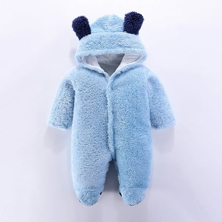THE WILD Casual Pretty Newborn Baby Boys Girls Cartoon Bear Ears Warm Fleece Hooded Romper Jumpsuit
THE WILD Casual Pretty Newborn Baby Boys Girls Cartoon Bear Ears Warm Fleece Hooded Romper Jumpsuit