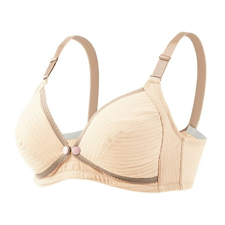 CLZOUD Bras for Women Khaki Women s Front Buckle Postpartum Breastfeeding No Steel Ring Single Handed Breastfeeding Underwear Multi Color Bra 90
CLZOUD Bras for Women Khaki Women s Front Buckle Postpartum Breastfeeding No Steel Ring Single Handed Breastfeeding Underwear Multi Color Bra 90