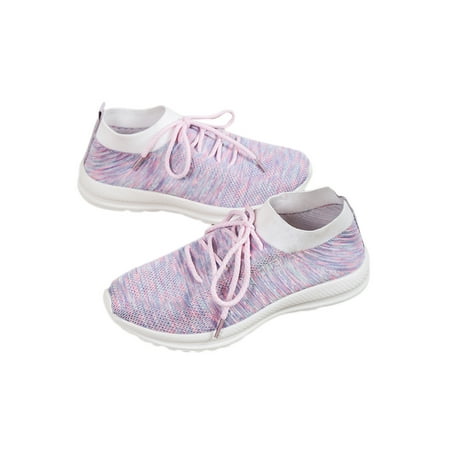 Woobling Women Breathable Flats Low Top Sock Sneaker Travel Comfortable Lace Up Walking Shoes Purple 8
Woobling Women Breathable Flats Low Top Sock Sneaker Travel Comfortable Lace Up Walking Shoes Purple 8