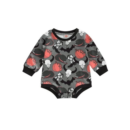 xingqing Newborn Baby Girls Boys Halloween Romper Pumpkin Long Sleeve Crewneck Sweatshirts Oversized Jumpsuit Fall Winter Clothes Gray 12-18 Months
xingqing Newborn Baby Girls Boys Halloween Romper Pumpkin Long Sleeve Crewneck Sweatshirts Oversized Jumpsuit Fall Winter Clothes Gray 12-18 Months