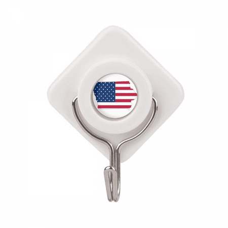 Iowa Adhesive Wall Hooks Hanging Self Sticky