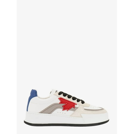 

MAN Leather and suede sneakers with iconic patch