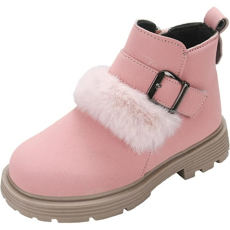 Girls Ankle Boots Big Kid Black Booties with Metal Belt Buckle Easy on Winter Boots Wedge Non-Slip
Girls Ankle Boots Big Kid Black Booties with Metal Belt Buckle Easy on Winter Boots Wedge Non-Slip