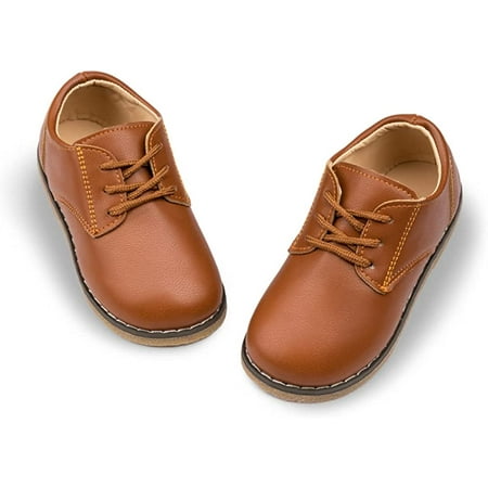 QWZNDZGR Toddler Boys Girls Dress Shoes Little Kid Oxford Shoes Wedding Church Dress Shoes PU Leather Lace Up School Uniform Loafer Flats
QWZNDZGR Toddler Boys Girls Dress Shoes Little Kid Oxford Shoes Wedding Church Dress Shoes PU Leather Lace Up School Uniform Loafer Flats