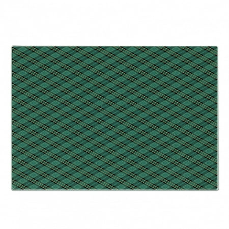 Celtic Green Cutting Board Classical Tartan Diagonal Lines Arrangement Plaid Print Decorative Tempered Glass Cutting and Serving Board in 3 Sizes by Ambesonne
Celtic Green Cutting Board Classical Tartan Diagonal Lines Arrangement Plaid Print Decorative Tempered Glass Cutting and Serving Board in 3 Sizes by Ambesonne