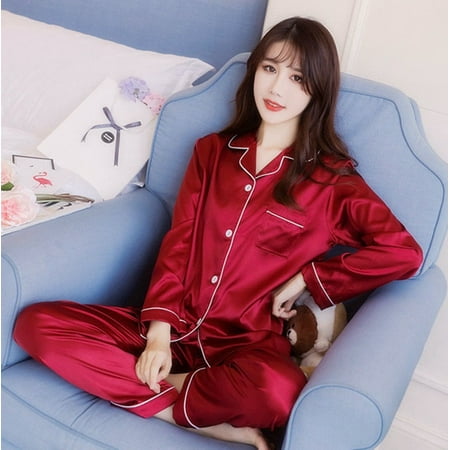 DanceeMangoo Women Comfortable Pyjamas 3XL 4XL 5XL Long Sleeve Casual Homewear Spring Solid Pajama Sets Silk Satin Sleepwear Set
DanceeMangoo Women Comfortable Pyjamas 3XL 4XL 5XL Long Sleeve Casual Homewear Spring Solid Pajama Sets Silk Satin Sleepwear Set