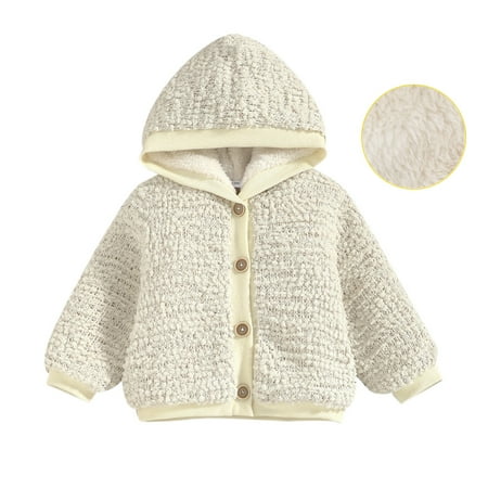 Baby Boy Girl Sweater Cardigan Plush Lined Hooded Knit Coats for Infant Todder Kids
Baby Boy Girl Sweater Cardigan Plush Lined Hooded Knit Coats for Infant Todder Kids