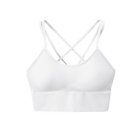 Fashion New Arrivals POROPL Sports Bras Clearance for Girl Seamless Wirefree Yoga Bra With Removable Pads White Size 8
Fashion New Arrivals POROPL Sports Bras Clearance for Girl Seamless Wirefree Yoga Bra With Removable Pads White Size 8