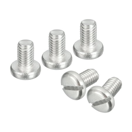 304 Stainless Steel Machine Screws 50 Pack M5x8mm Slotted Drive Pan Head Screw Bolts
304 Stainless Steel Machine Screws 50 Pack M5x8mm Slotted Drive Pan Head Screw Bolts