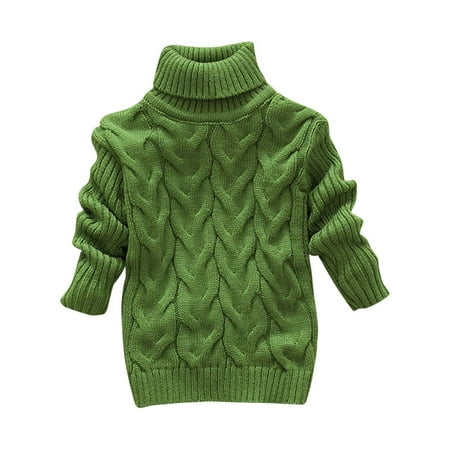 TIREOW Winter Sweaters for Kid s Toddler Boys Girls Children s Winter Sweater Solid Color Turtleneck Knitted Top Stretch Shirt for Babys Clothes Cute and Soft Jumpsuit
TIREOW Winter Sweaters for Kid s Toddler Boys Girls Children s Winter Sweater Solid Color Turtleneck Knitted Top Stretch Shirt for Babys Clothes Cute and Soft Jumpsuit