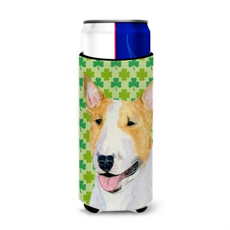 Bull Terrier St. Patrick s Day Shamrock Portrait Ultra Beverage Insulators for slim cans SS4427MUK
Bull Terrier St. Patrick s Day Shamrock Portrait Ultra Beverage Insulators for slim cans SS4427MUK
