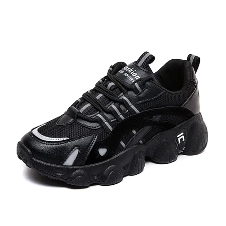 Fashion Lace Up Skate Shoes Breathable Mesh Thick Sole Casual Sneakers Women‘s Footwear
Fashion Lace Up Skate Shoes Breathable Mesh Thick Sole Casual Sneakers Women‘s Footwear