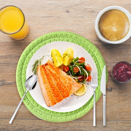 Kitchen Gadgets 24cm Cotton Insulation Mat Meal Mat Woven Anti Scalding Table Mat Bowl Mat Nordic Simple Pot Mat Cotton Insulation Mat Kitchen Organization
Kitchen Gadgets 24cm Cotton Insulation Mat Meal Mat Woven Anti Scalding Table Mat Bowl Mat Nordic Simple Pot Mat Cotton Insulation Mat Kitchen Organization