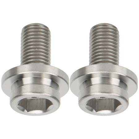 Tebru 2Pcs Bicycle Alloy Crank Arm Fixing Screw Bolts For Bike