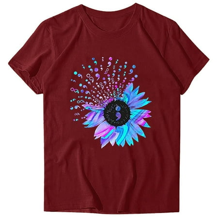 YDKZYMD Wine 3X Womens Maternity Tops Athletic Crew Neck Brown Tshirt for Women Printed Short Sleeve Dressy Blouse for Women Extra Large Graphic Oversized Womens Beach Clothes S
YDKZYMD Wine 3X Womens Maternity Tops Athletic Crew Neck Brown Tshirt for Women Printed Short Sleeve Dressy Blouse for Women Extra Large Graphic Oversized Womens Beach Clothes S