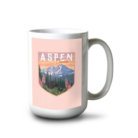 Lantern Press 15 fl oz Ceramic Mug Aspen Colorado Colorful Skis Contour Dishwasher & Microwave Safe
Lantern Press 15 fl oz Ceramic Mug Aspen Colorado Colorful Skis Contour Dishwasher & Microwave Safe